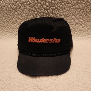 Vintage 90's Waukesha Engines Four Seasons 100% Cotton Truckers Hat Ball Cap